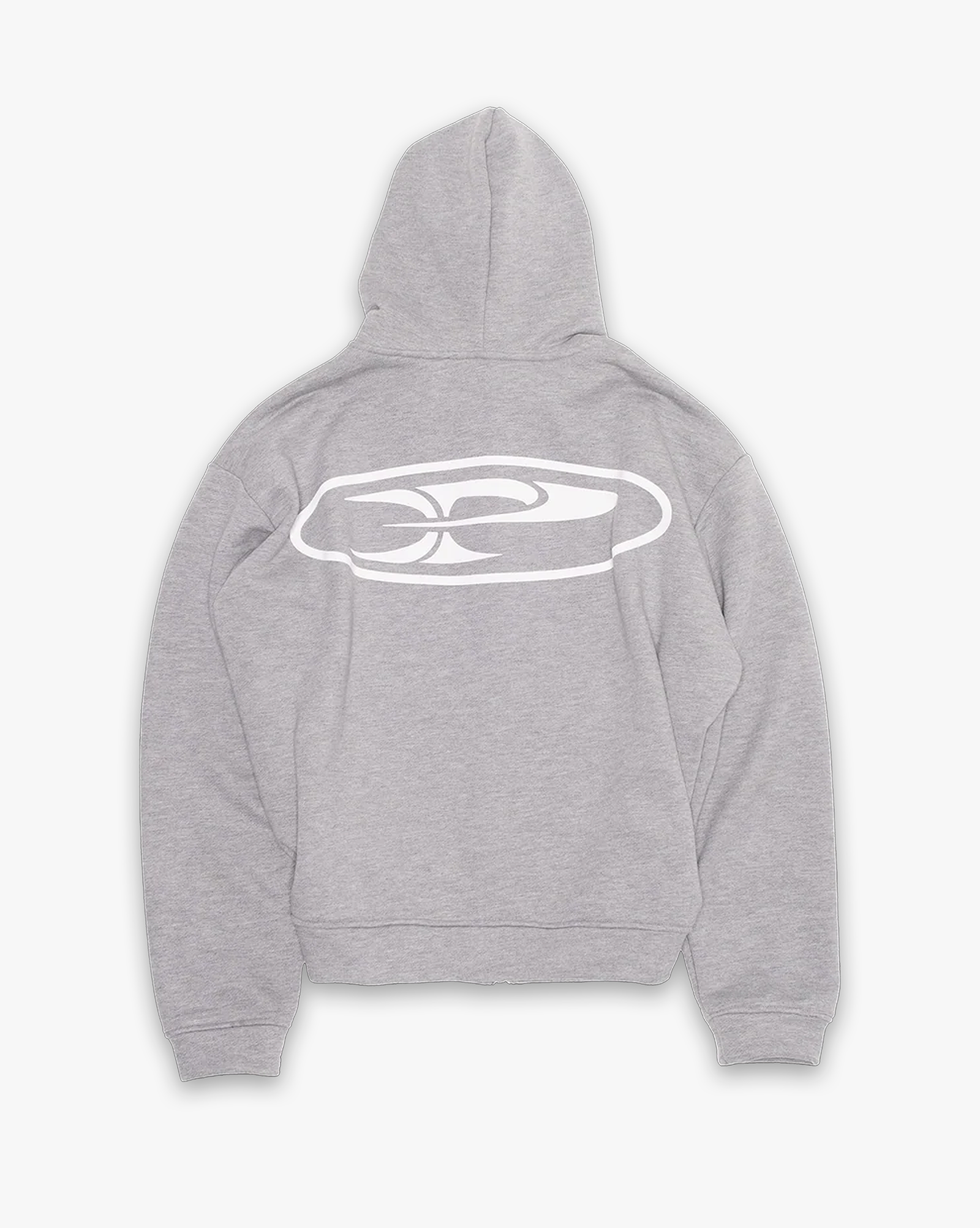 RAW ZIP HOODIE - ASH GREY – PRETEND