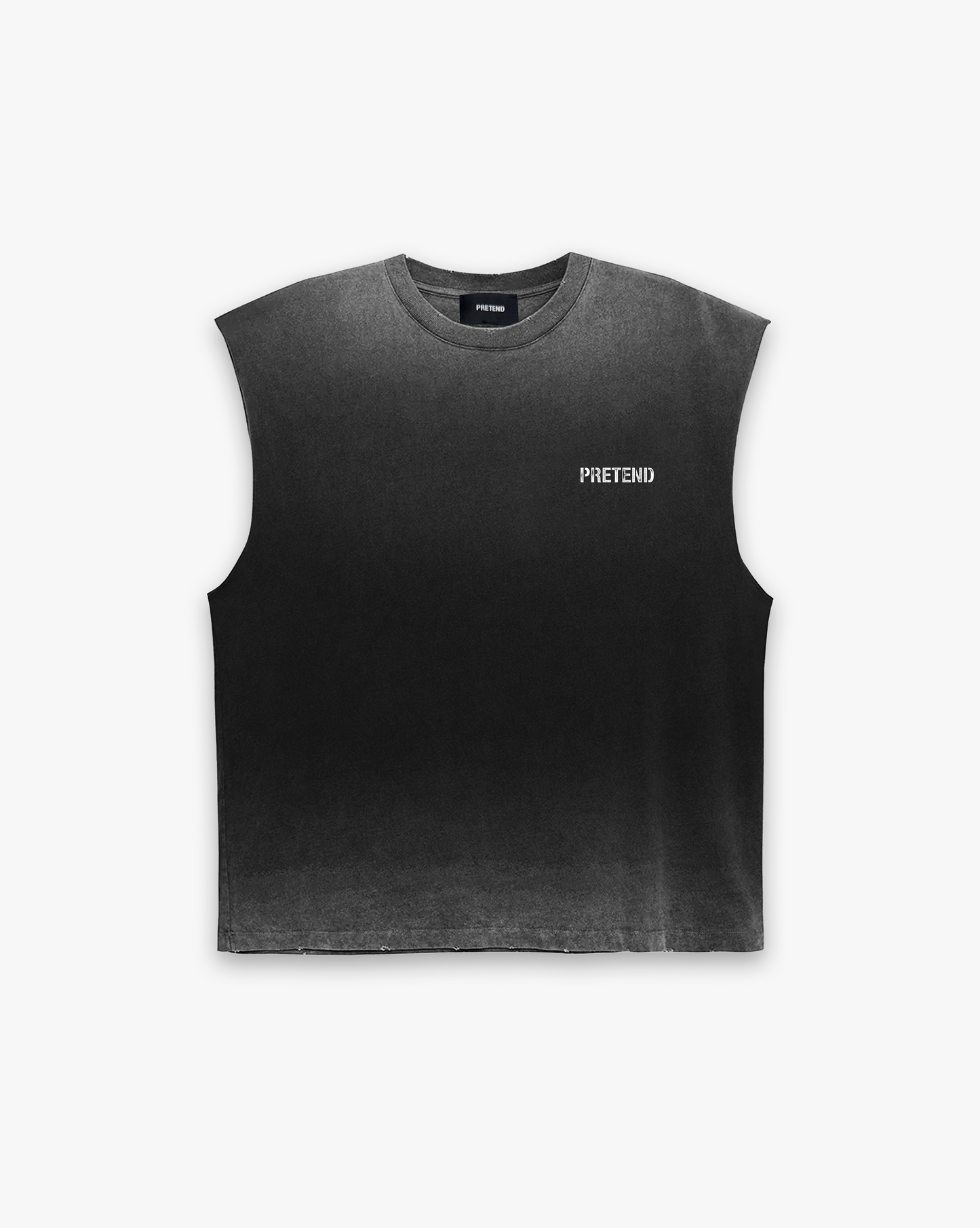 RAW FADED SLEEVELESS - BLACK