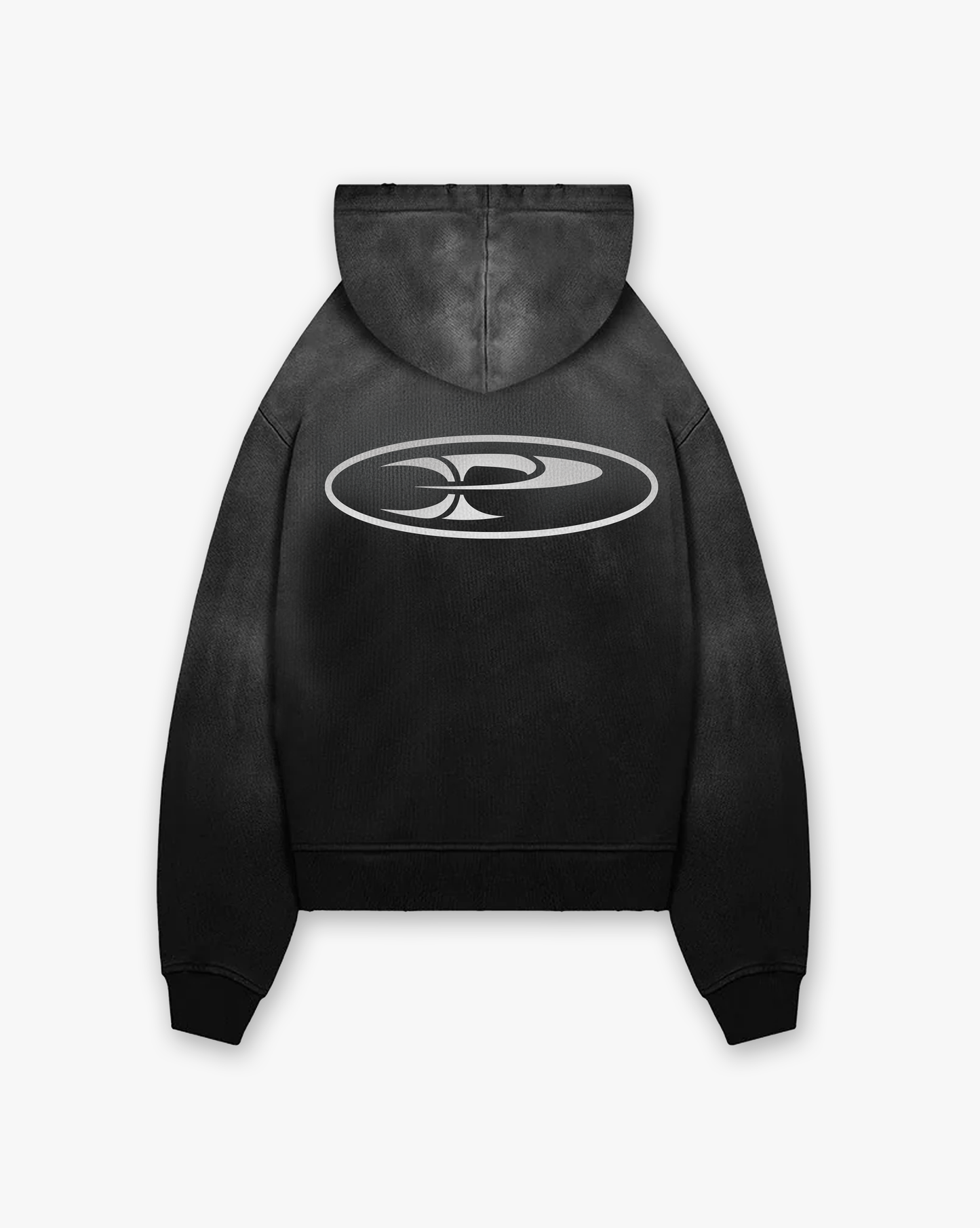 FADED RAW ZIP HOODIE
