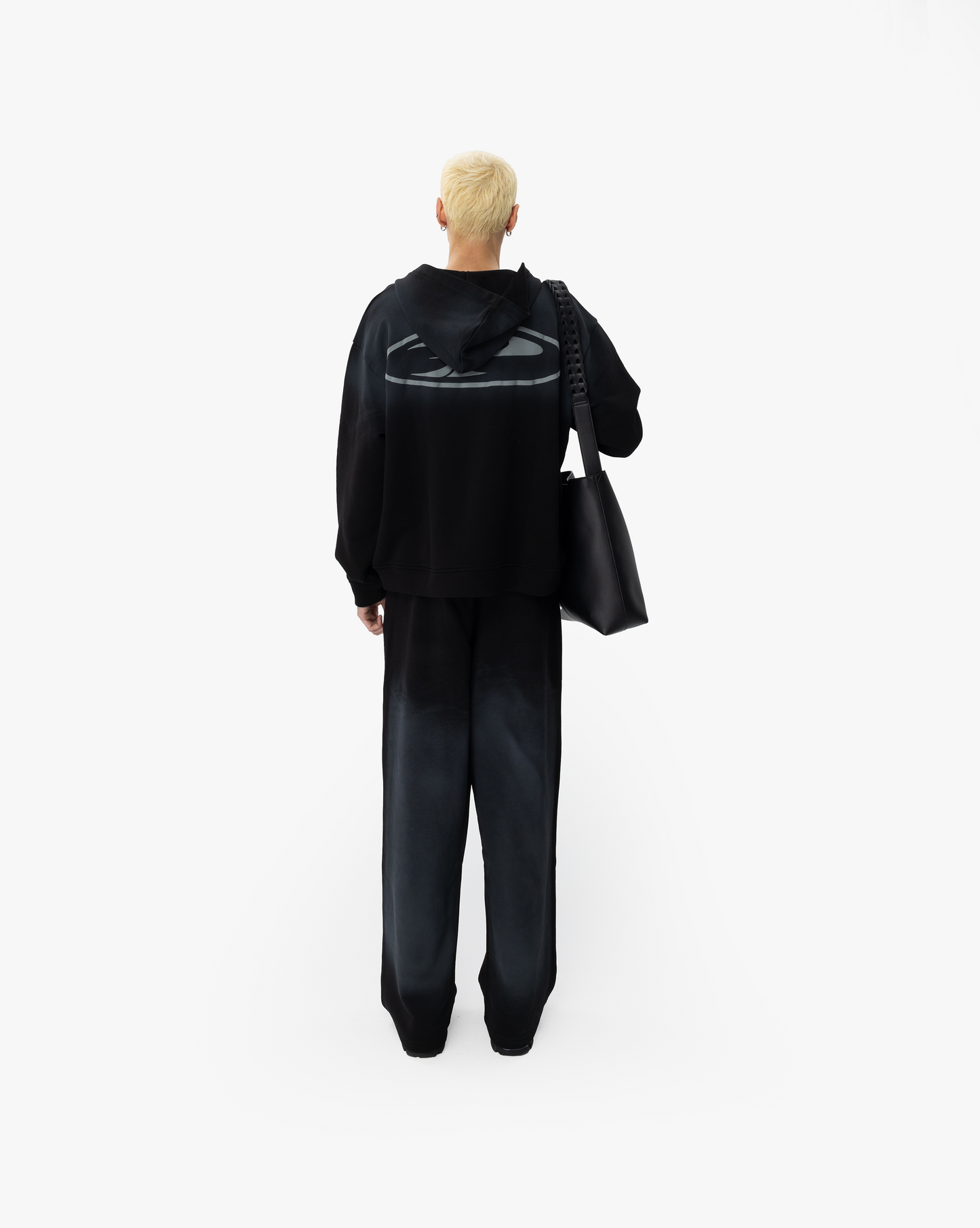 FADED RAW ZIP HOODIE