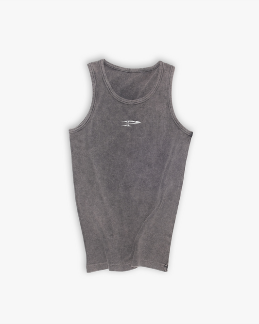 RAW Ribbed Tank Top - Acid Washed