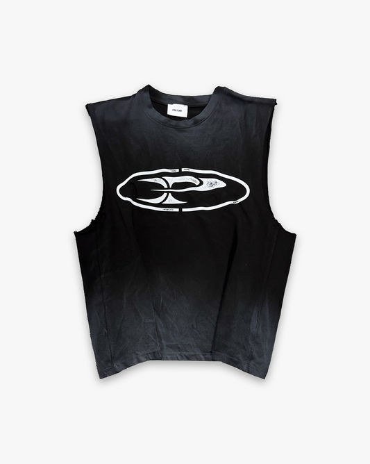 PRETEND CORE TANK - AGED BLACK
