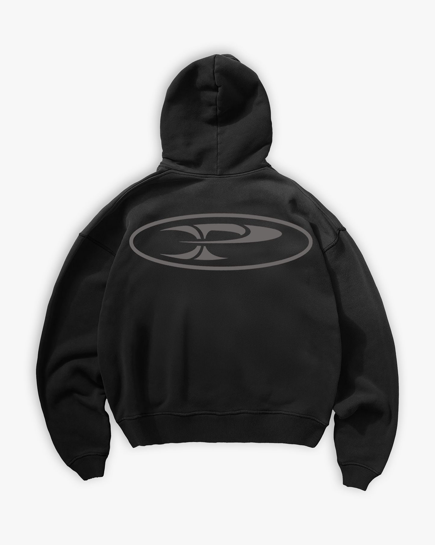 RAW ZIP HOODIE BLACK - ANTRASIT