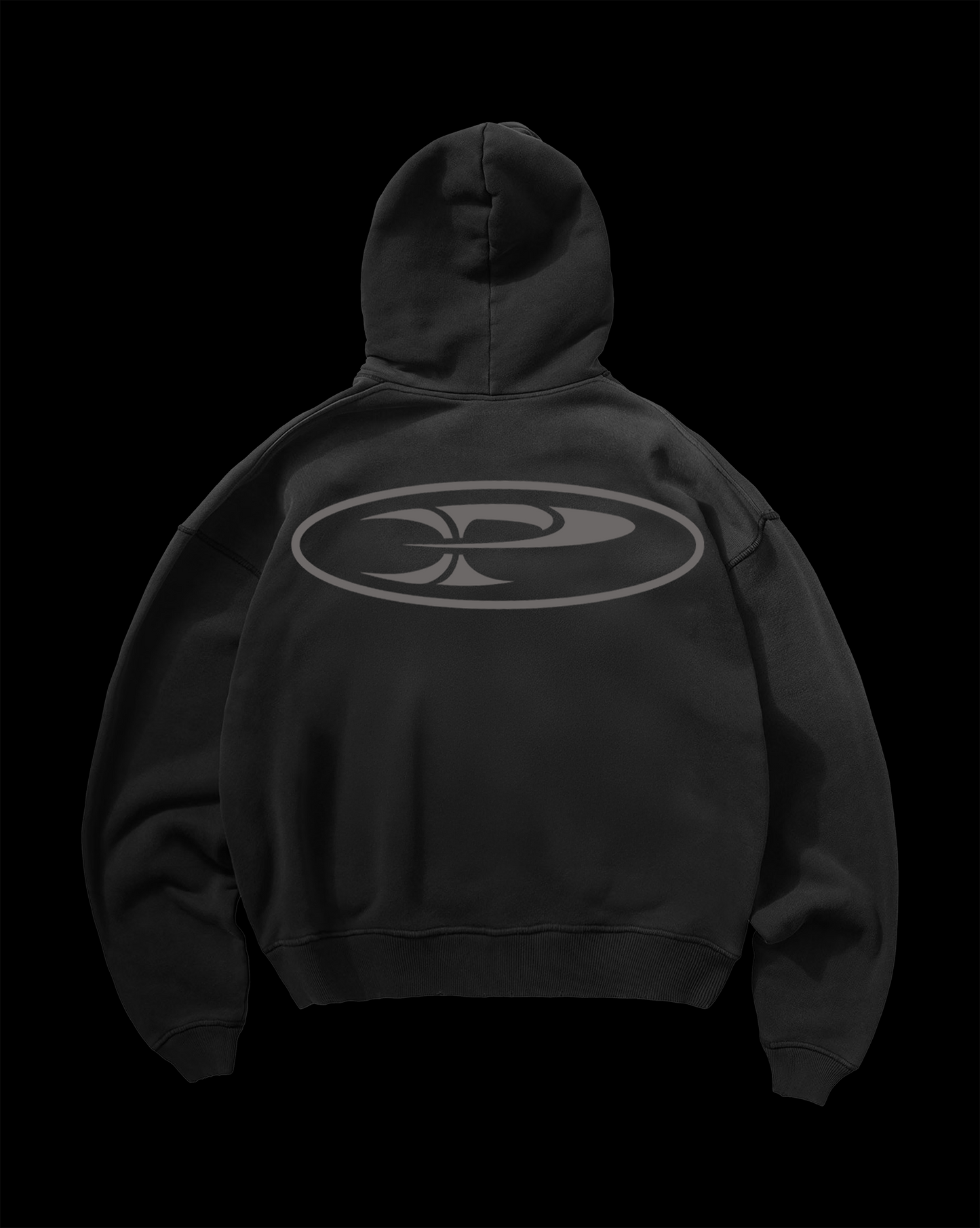 RAW ZIP HOODIE BLACK - ANTRASIT