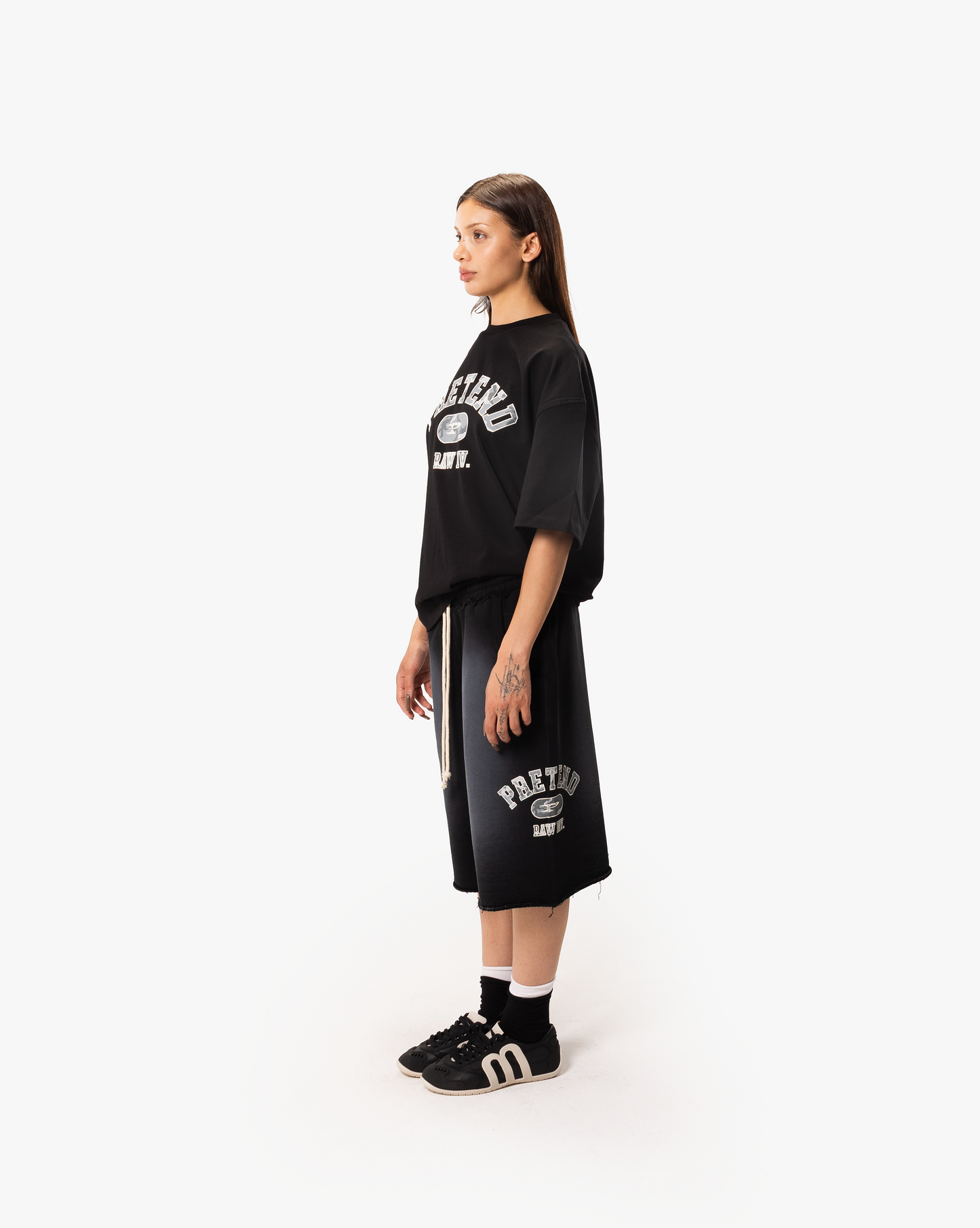 DIV. CAMO TEE - BLACK&WHITE