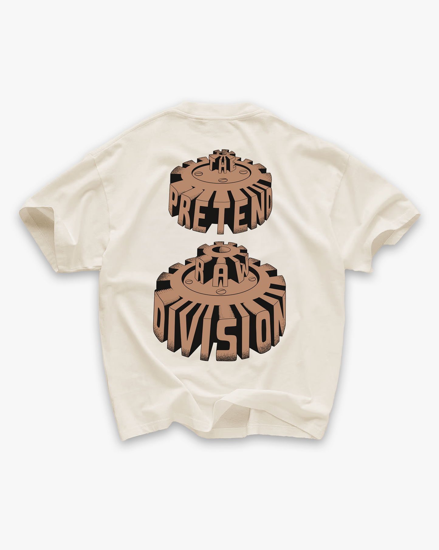 EX MACHINA TEE - BUTTERCREAM