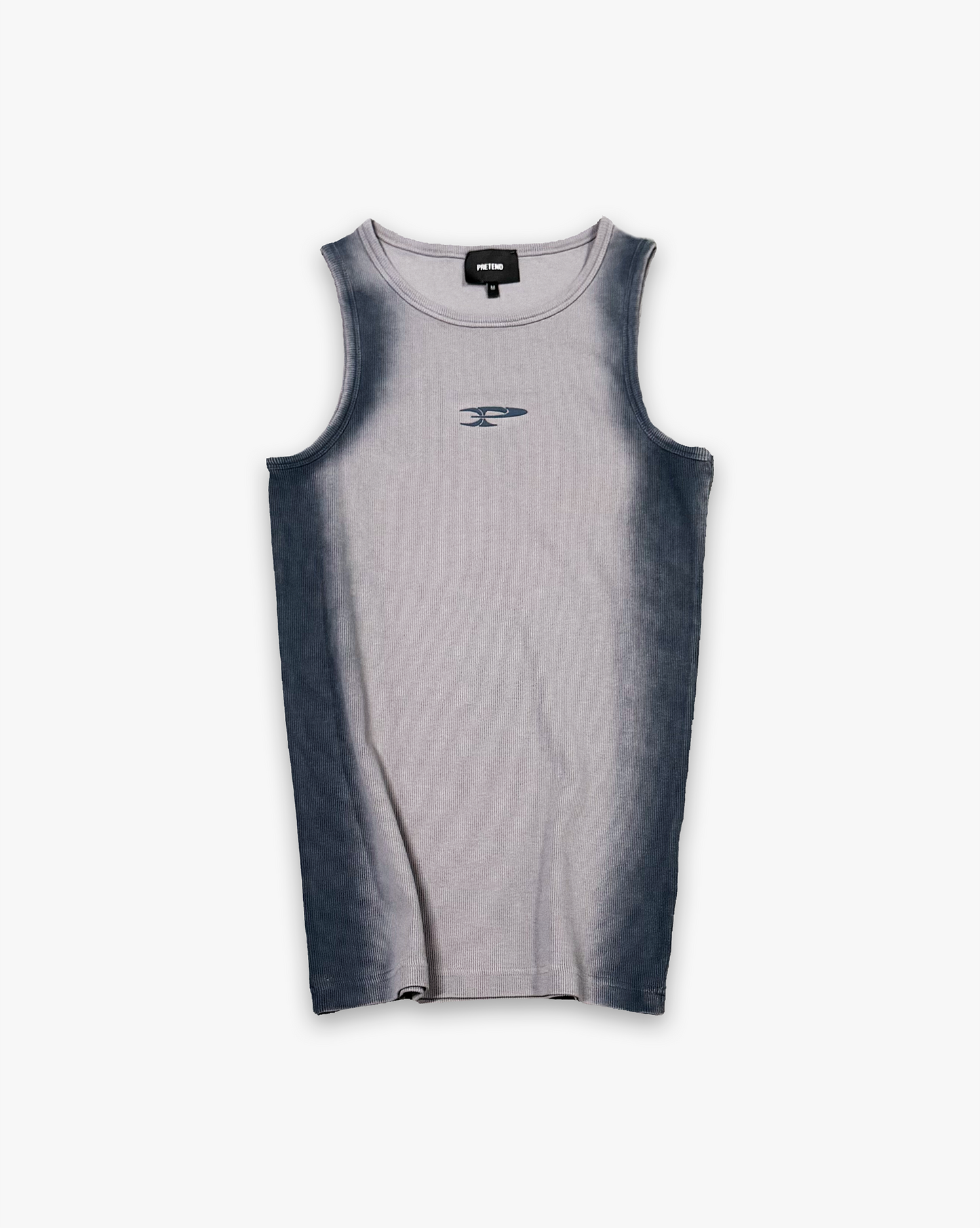 RAW RIBBED TANK TOP - SHALE