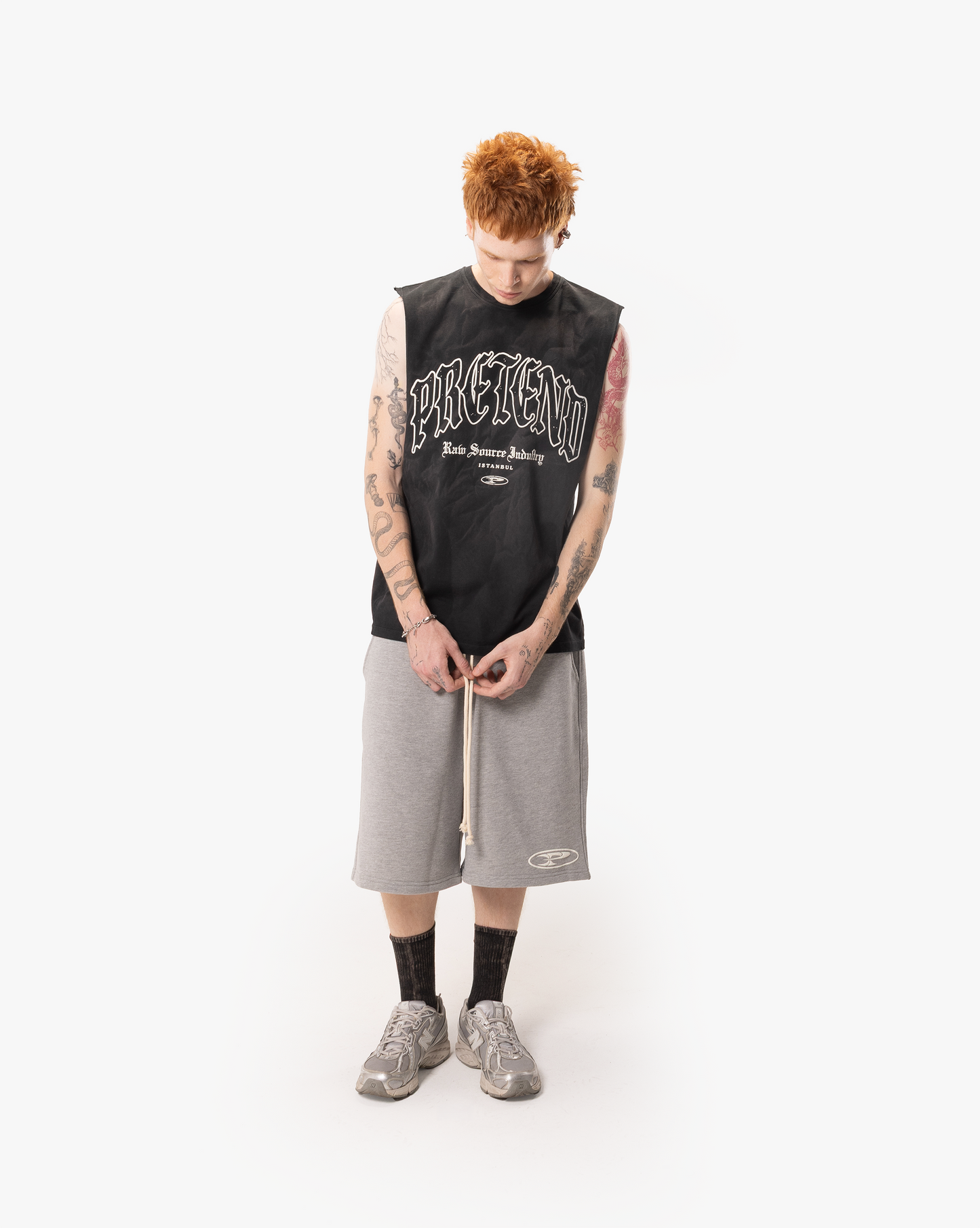 RAW SHORTS - HEATHER GREY