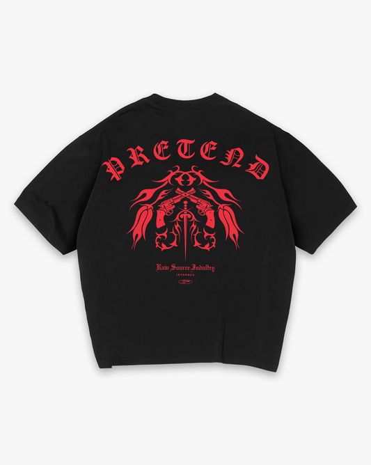 PRETEND MAFIA TEE - BLACK