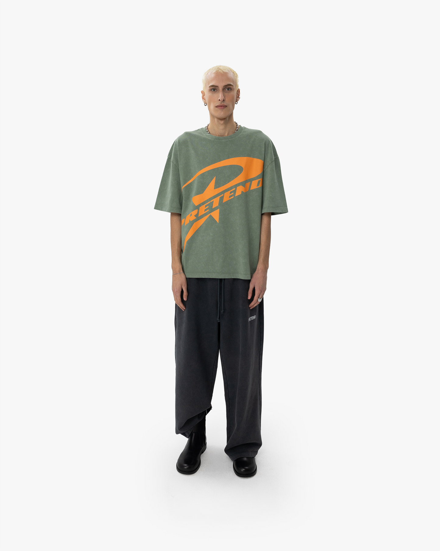 P-STAR TEE - STAINED GREEN
