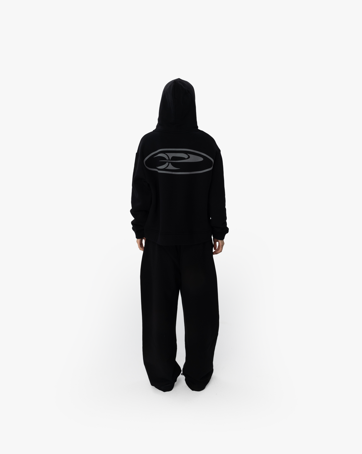 RAW ZIP HOODIE BLACK - ANTRASIT