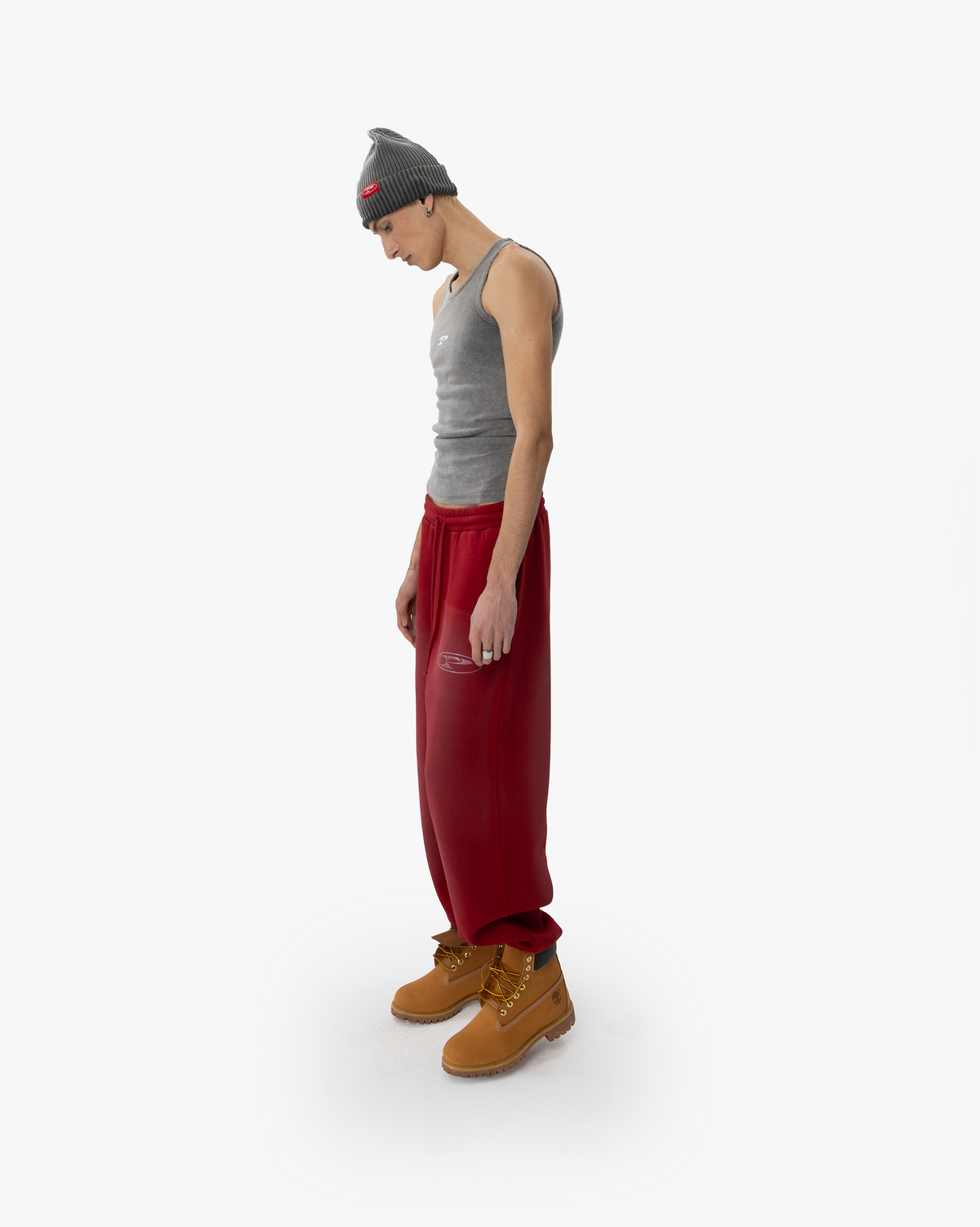 PERFORMANCE SWEATPANTS - FADED BURGUNDY