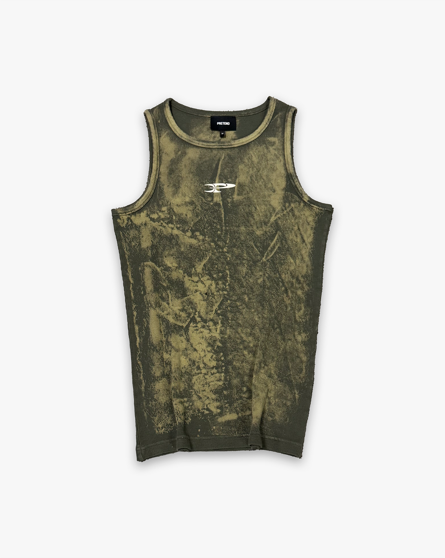 RAW RIBBED TANK TOP - SMOKE 2.0