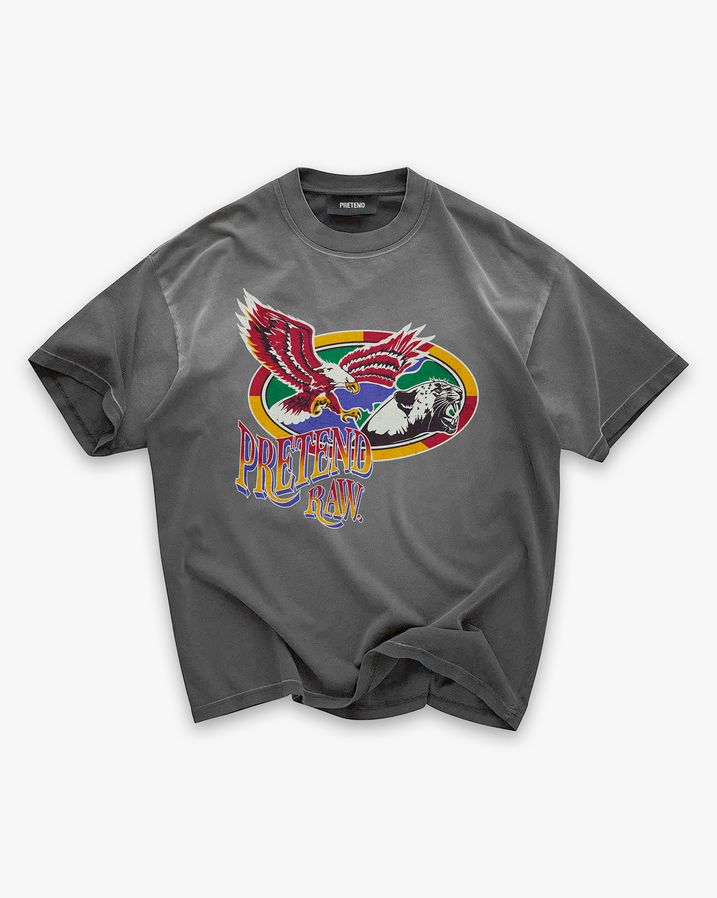 SOUVENIR TEE - ACID WASHED GREY
