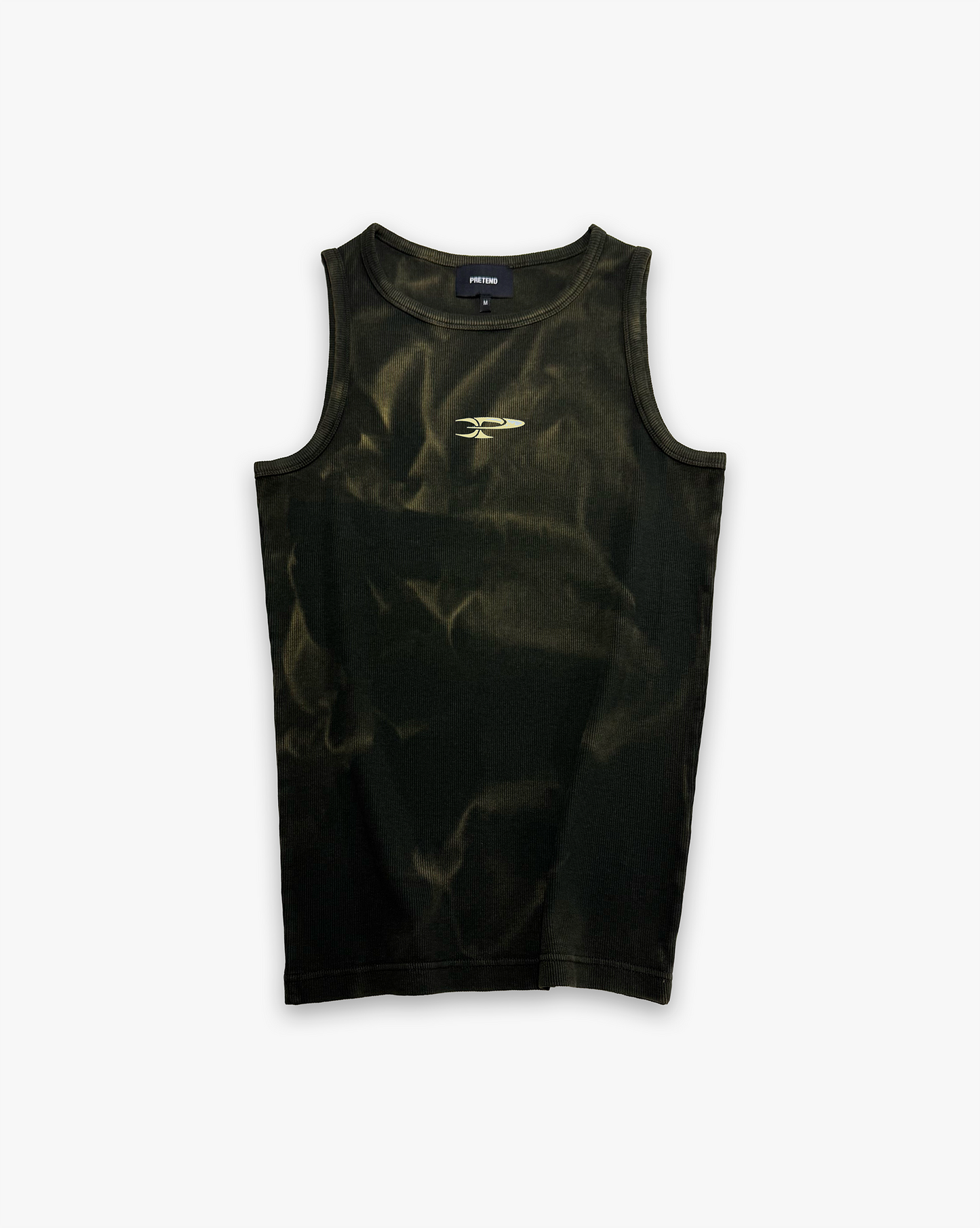 RAW RIBBED TANK TOP - PATINA