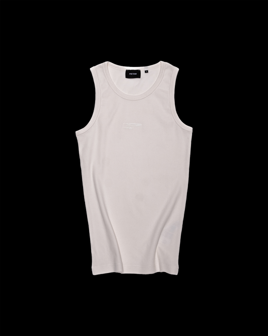 RAW Ribbed Tank Top - Off White