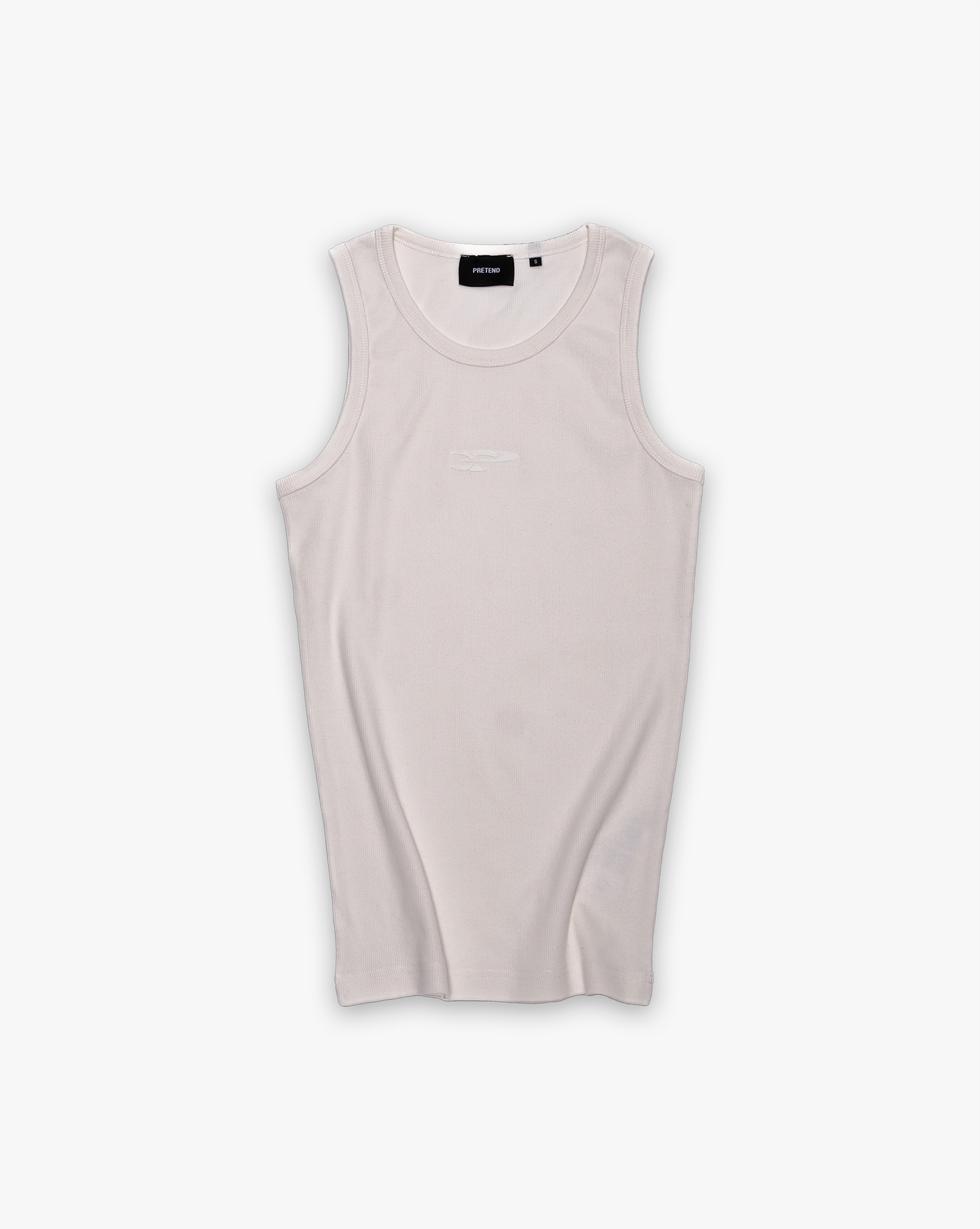 RAW Ribbed Tank Top - Off White