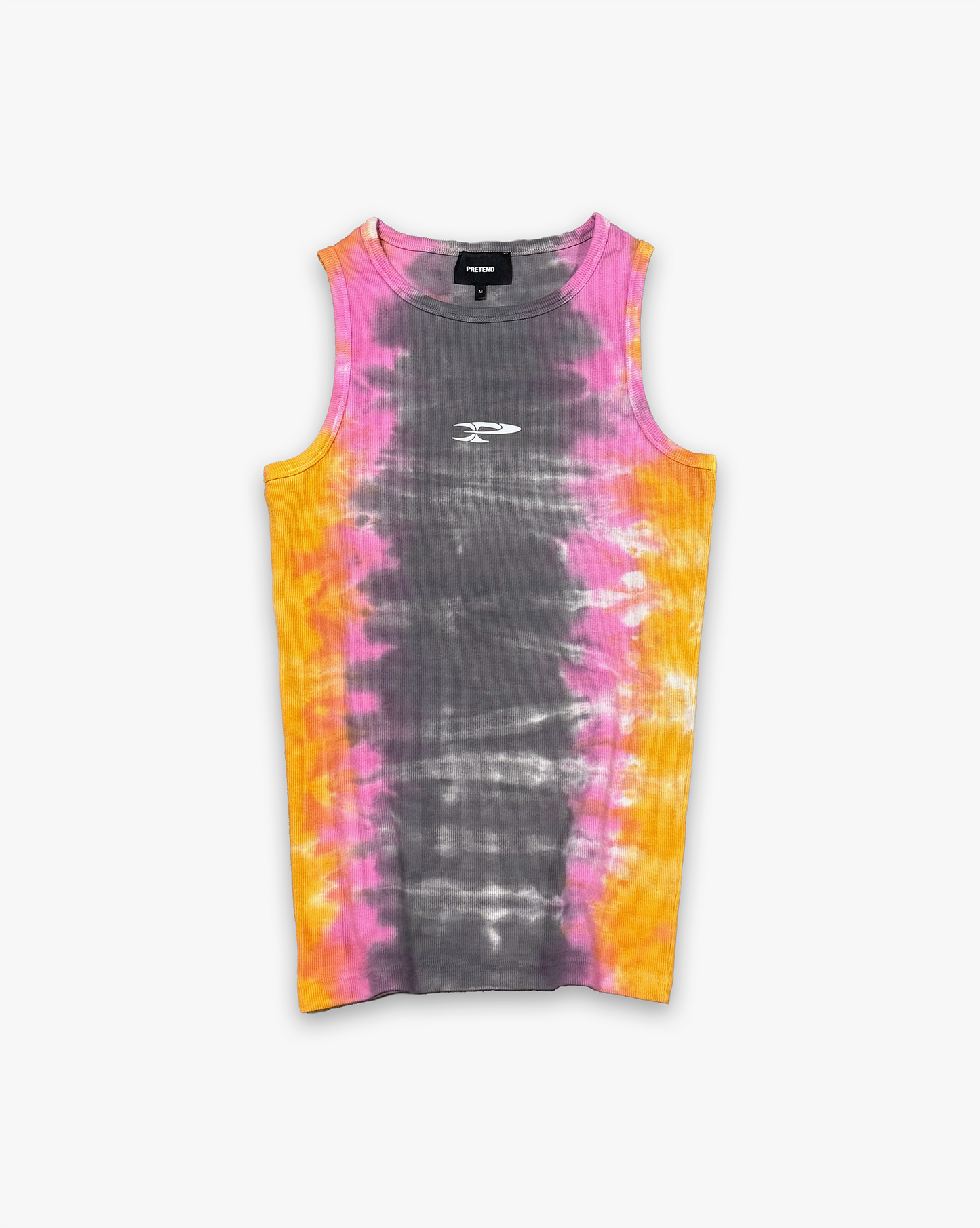 RAW RIBBED TANK TOP - MAGMA
