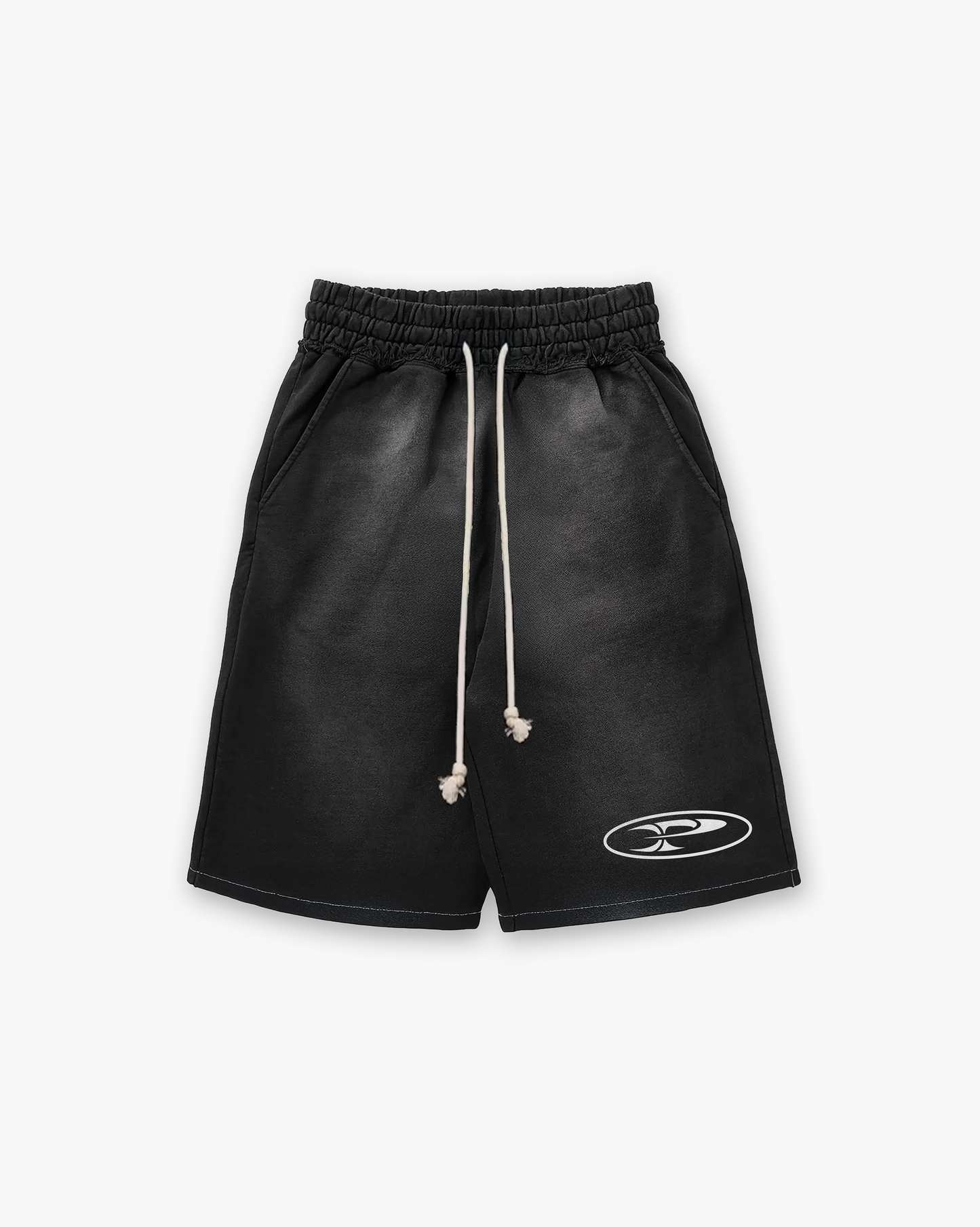 FADED RAW SHORTS