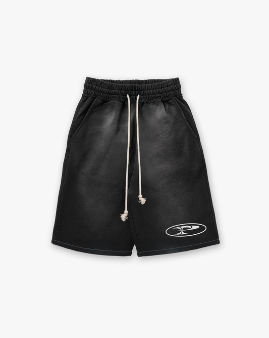 FADED RAW SHORTS
